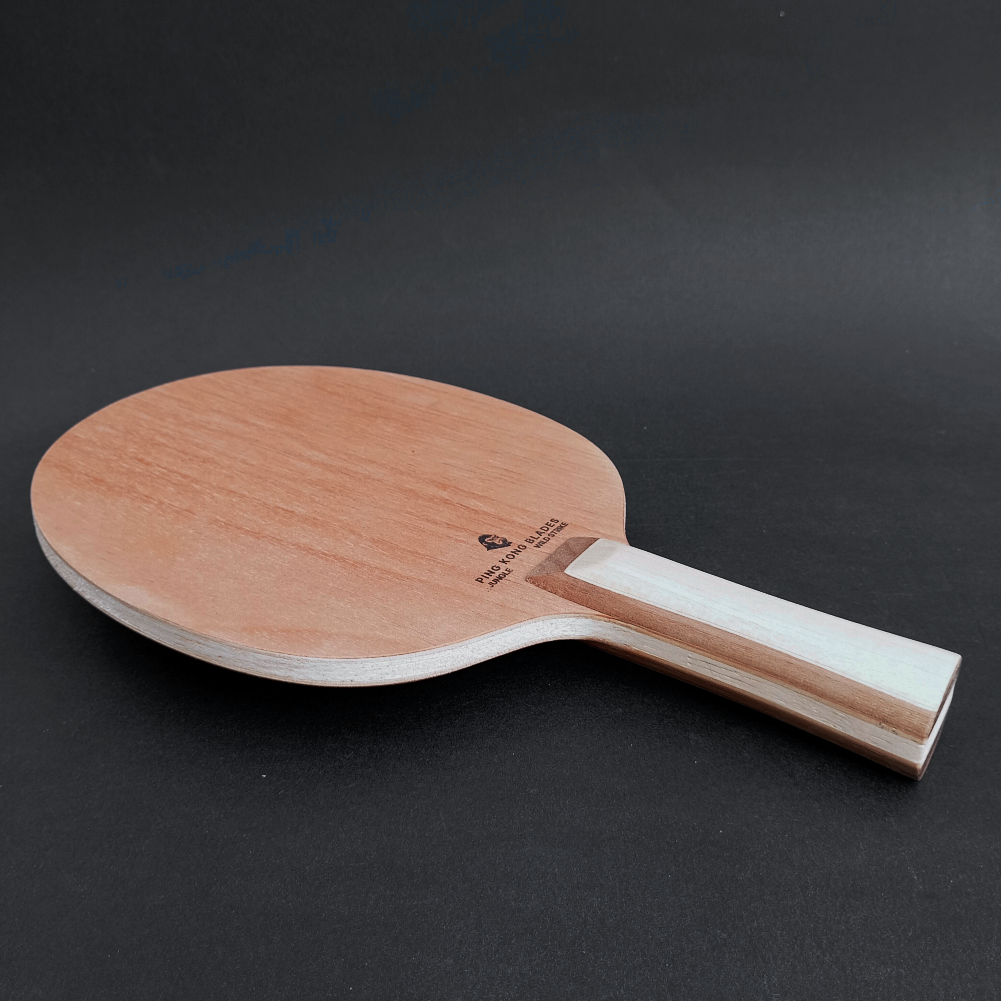 Bois de tennis de table fabriqué en France par PKB Ping Kong Blades Wild Strike OFF