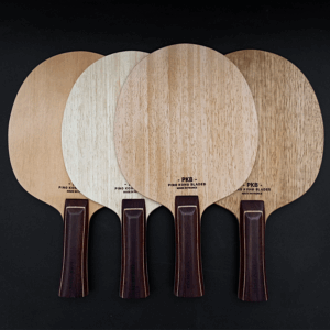 PACK SENSE, quatre bois fabriqués en France pour ressentir l'impact du pli externe, travailler différents aspects techniques et progresser, trouver son bois idéal! Par Ping Kong Blades (PKB)