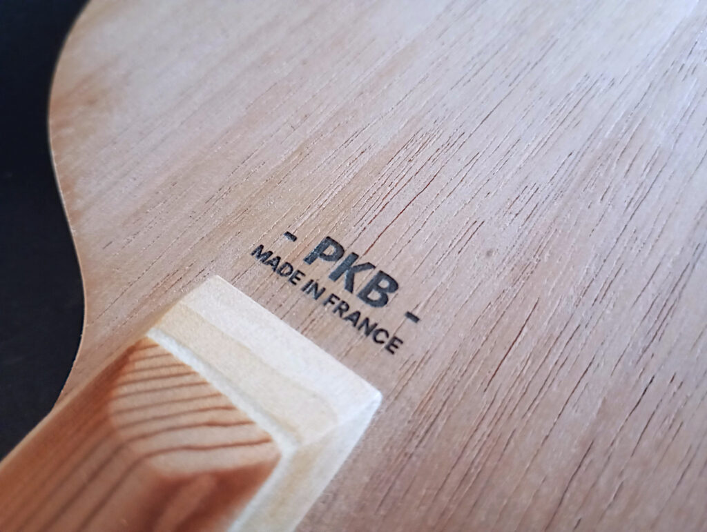 Bois de tennis de table PKB fabriqué en France. Le made in France accessible! By Ping Kong Blades